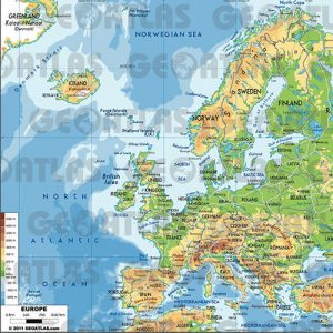 Digitale landkaarten - Europa