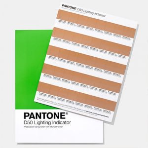 Pantone lighting indicator stickers D50