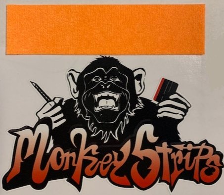 MonkeyStrips - Oranje (Rakelvilt) 10cm